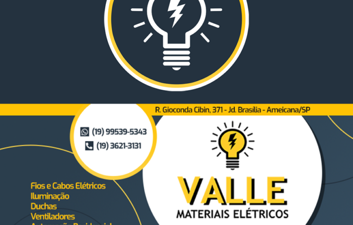 Logotipo e Social Media – Valle Materiais Elétricos